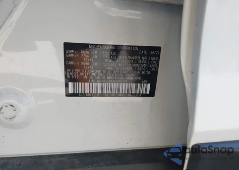 2022 Subaru Outback Onyx Edition Xt из США, поврежденный, VIN 4S4BTGLD6N3106719